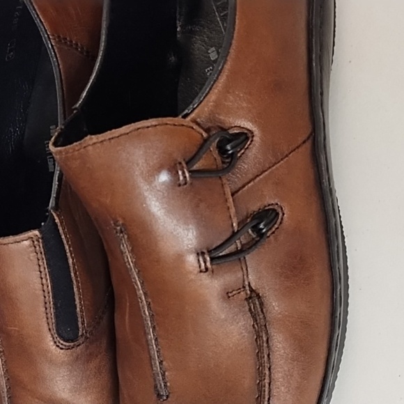 Rieker Celia Mahogany Slip on Casual Comfort Driving Supple Leather Shoes - Picture 13 of 15